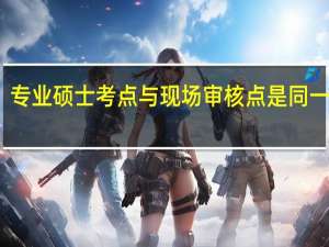 专业硕士考点与现场审核点是同一处吗