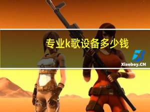 专业k歌设备多少钱（专业k歌设备）
