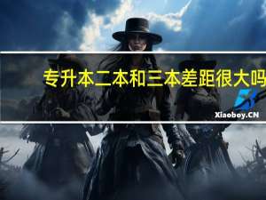 专升本二本和三本差距很大吗