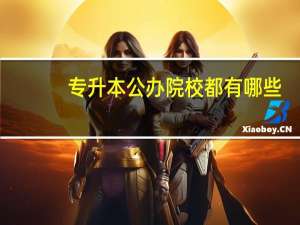 专升本公办院校都有哪些