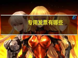 专用发票有哪些