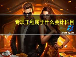 专项工程属于什么会计科目