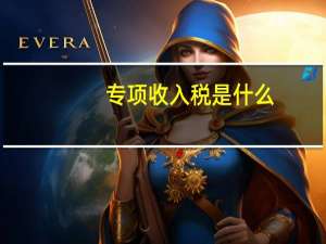 专项收入税是什么