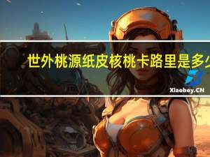 世外桃源 纸皮核桃卡路里是多少