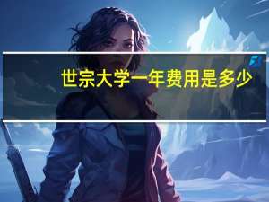 世宗大学一年费用是多少