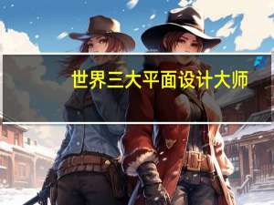 世界三大平面设计大师