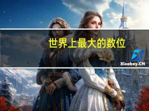 世界上最大的数位