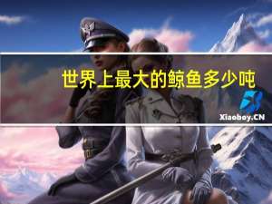 世界上最大的鲸鱼多少吨,金鱼一般多少吨 世界最大金鱼被钓上岸
