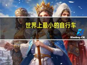 世界上最小的自行车