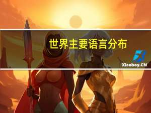 世界主要语言分布