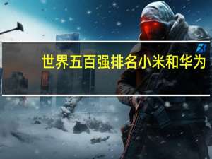 世界五百强排名小米和华为