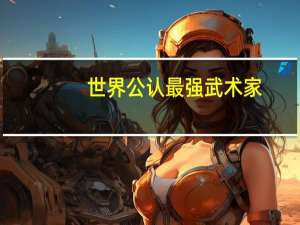 世界公认最强武术家