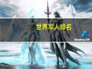 世界军人排名