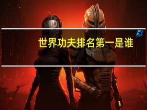 世界功夫排名第一是谁