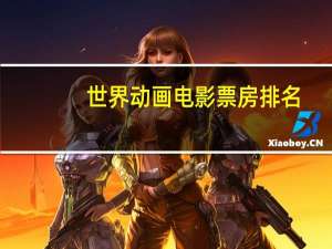 世界动画电影票房排名