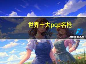 世界十大pcp名枪