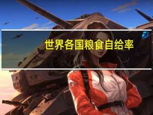 世界各国粮食自给率