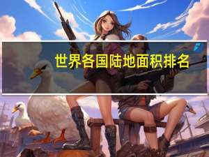 世界各国陆地面积排名