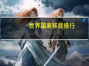 世界国家移民排行