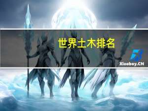 世界土木排名