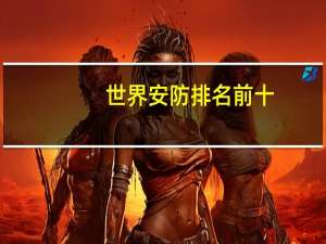 世界安防排名前十