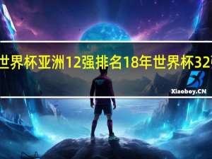 世界杯亚洲12强排名 18年世界杯32强名单
