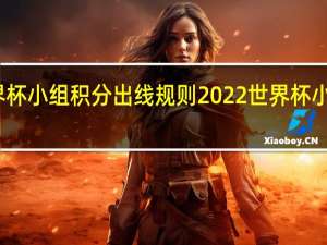 世界杯小组积分出线规则 2022世界杯小组赛积分