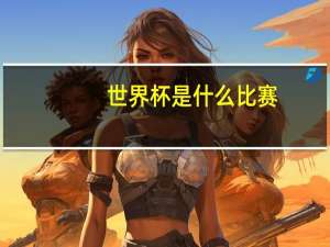 世界杯是什么比赛