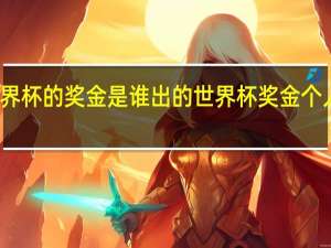 世界杯的奖金是谁出的 世界杯奖金个人能拿吗