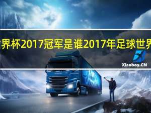 世界杯2017冠军是谁 2017年足球世界杯冠军
