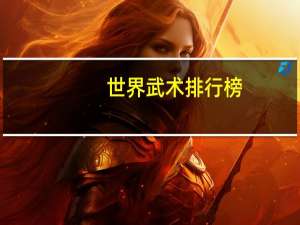 世界武术排行榜