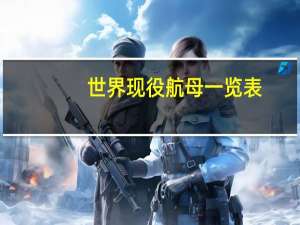 世界现役航母一览表