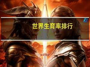 世界生育率排行