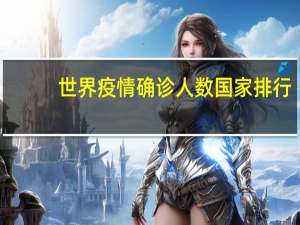 世界疫情确诊人数国家排行