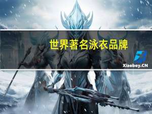 世界著名泳衣品牌