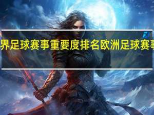 世界足球赛事重要度排名 欧洲足球赛事有哪些
