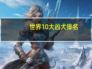 世界10大凶犬排名