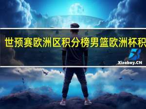 世预赛欧洲区积分榜 男篮欧洲杯积分榜