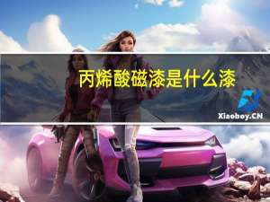 丙烯酸磁漆是什么漆