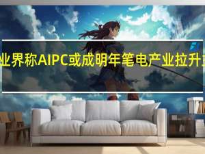 业界称AI PC或成明年笔电产业拉升主动能