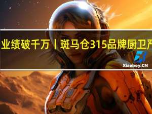 业绩破千万丨斑马仓315品牌厨卫严选节