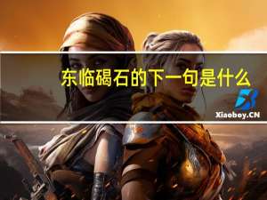 东临碣石的下一句是什么