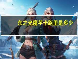 东之光 魔芋卡路里是多少