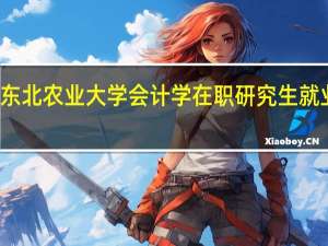 东北农业大学会计学在职研究生就业方向