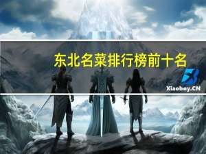 东北名菜排行榜前十名