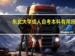 东北大学成人自考本科有用吗