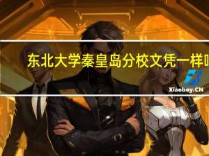 东北大学秦皇岛分校文凭一样吗