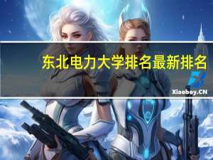 东北电力大学排名最新排名