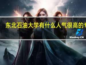 东北石油大学有什么人气很高的专业