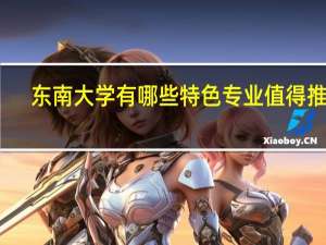 东南大学有哪些特色专业值得推荐